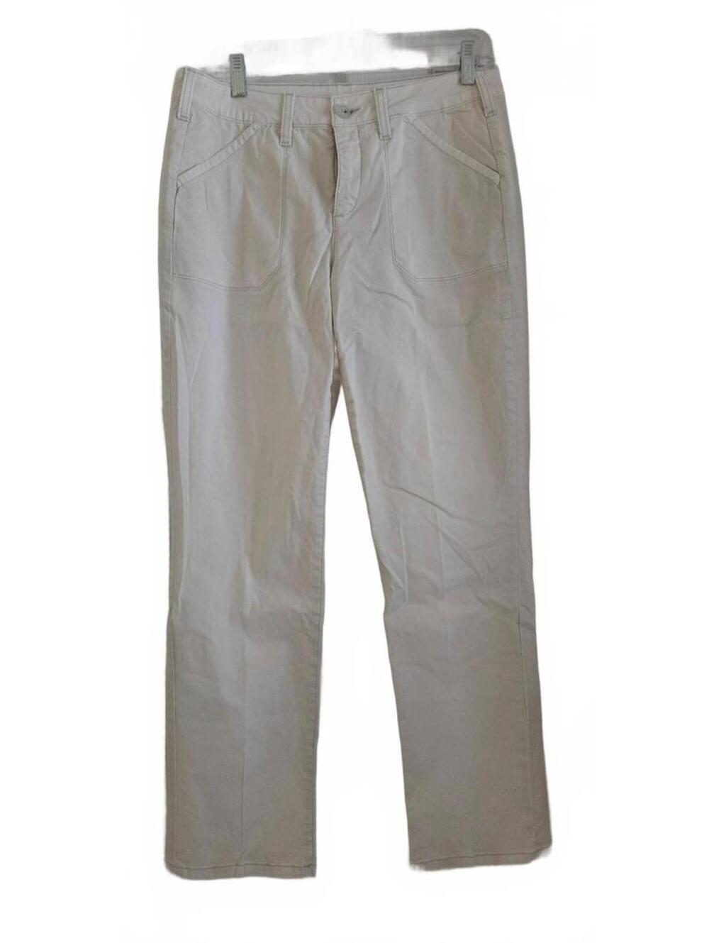 NYDJ Lift Tuck Technology Beige Cotton Blend Pants Size 8